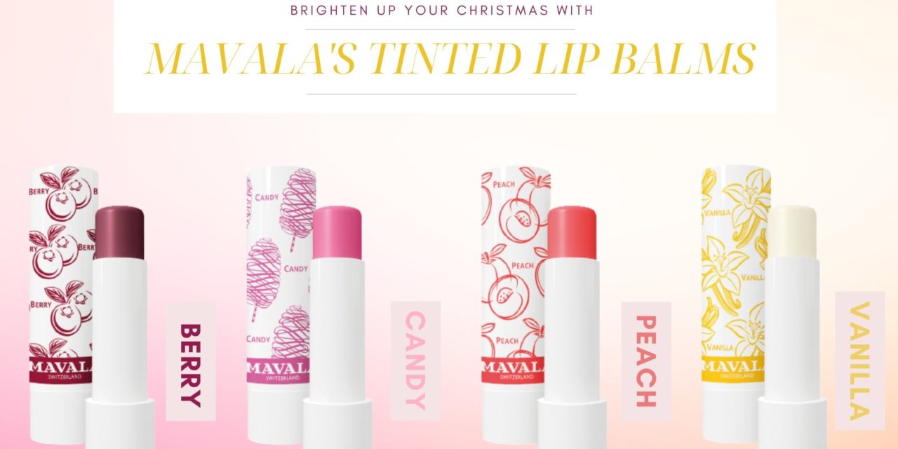 Brighten up Christmas with Mavala’s tinted lip balm collection!