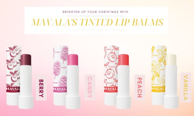 Brighten up Christmas with Mavala’s tinted lip balm collection!