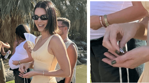 How to Achieve Kendall Jenner’s Olive Green Coachella Manicure at Home