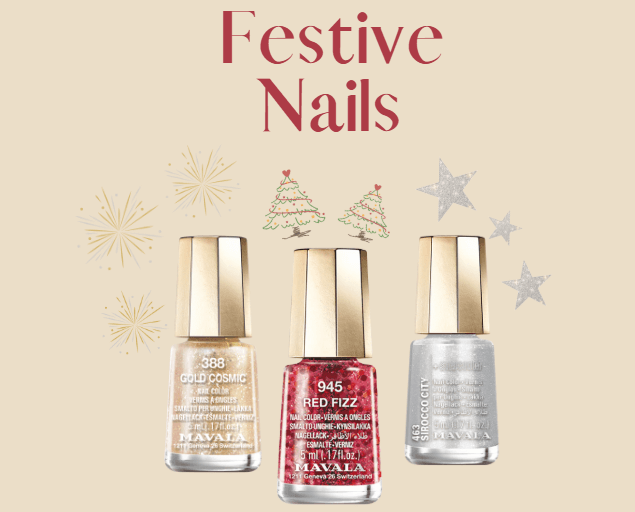 Get Party Ready with the Perfect Glittery Christmas Nails